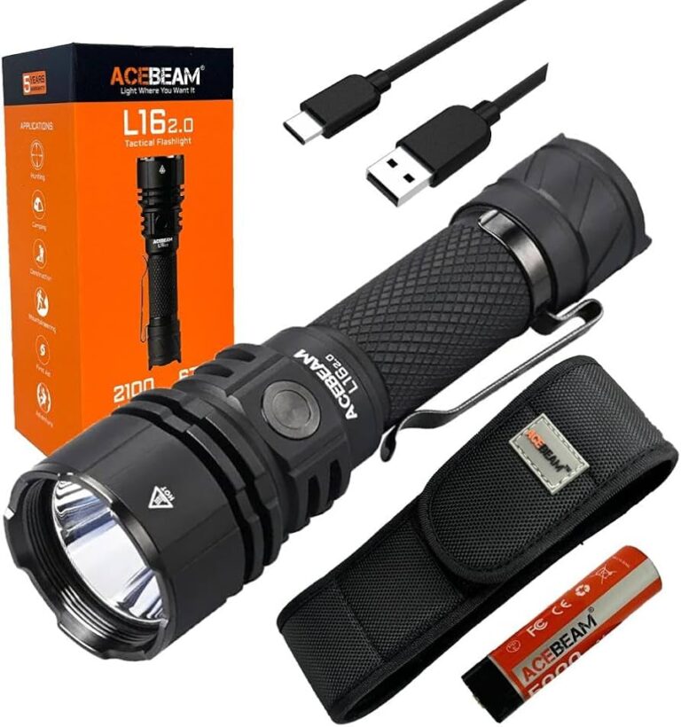 Acebeam L16 2.0 Review: Powerful Tactical Flashlight