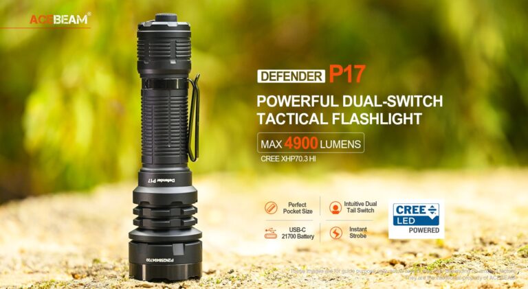 Acebeam P17 Defender Review: The Ultimate Tactical Flashlight
