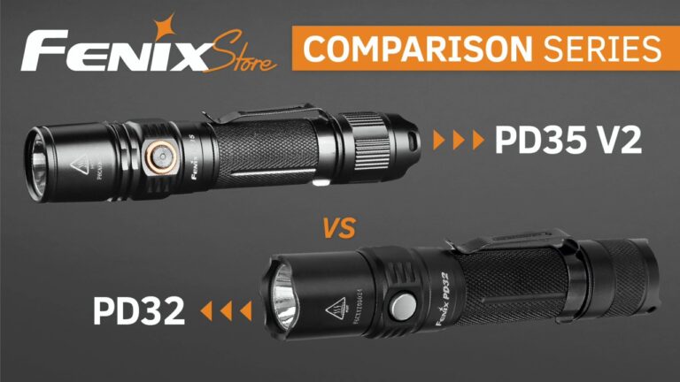Fenix PD32 vs PD35: Ultimate Flashlight Comparison