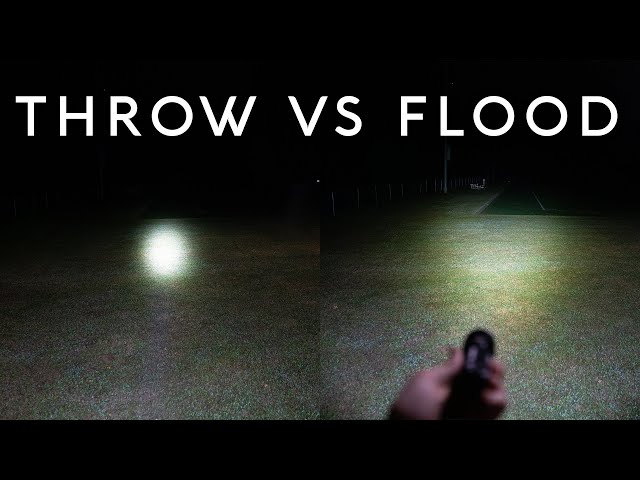 Flashlight Flood vs Throw Explained: The Key Differences