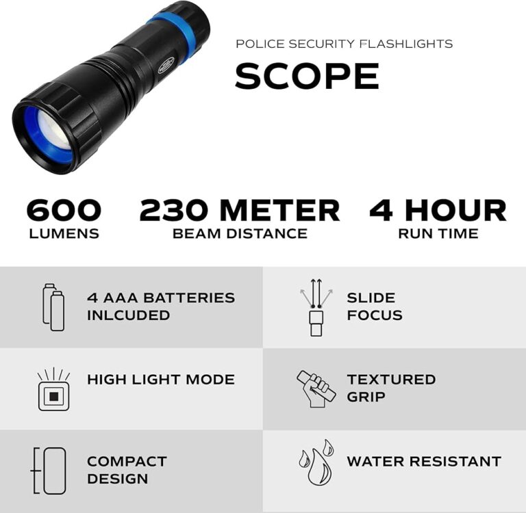 How Many Lumens Are in Police Flashlights: A Comprehensive Guide