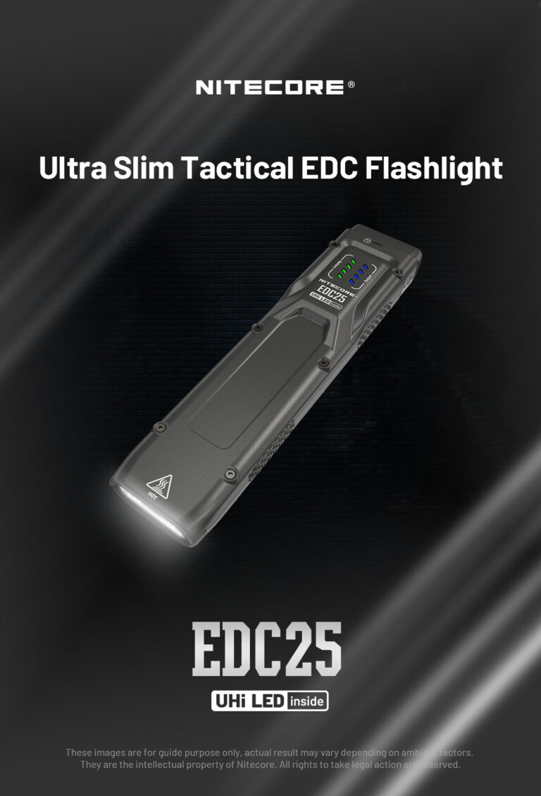 Nitecore EDC25 Review: The Ultimate Slim Tactical Flashlight