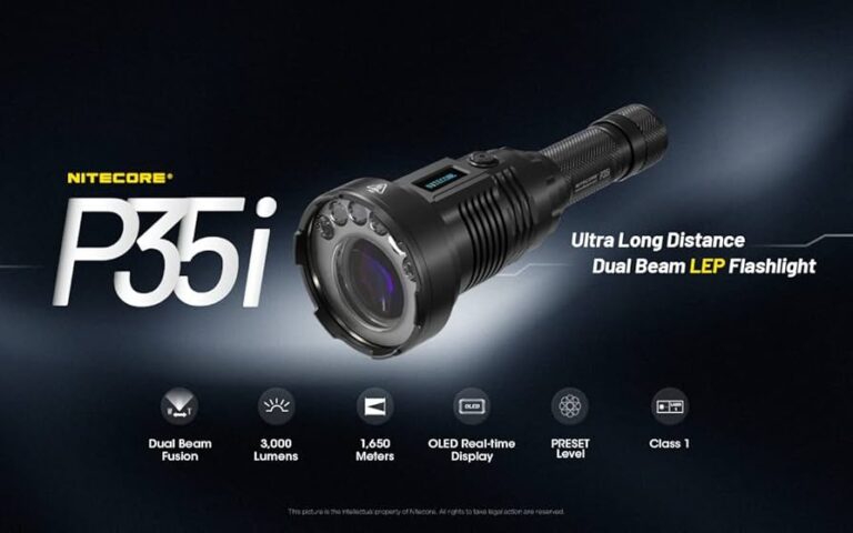 Nitecore P35i Review: Powerful Dual Beam Flashlight